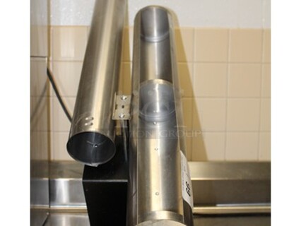 Stainless Steel Commercial Cup Holder/Dispenser. 8x26x26