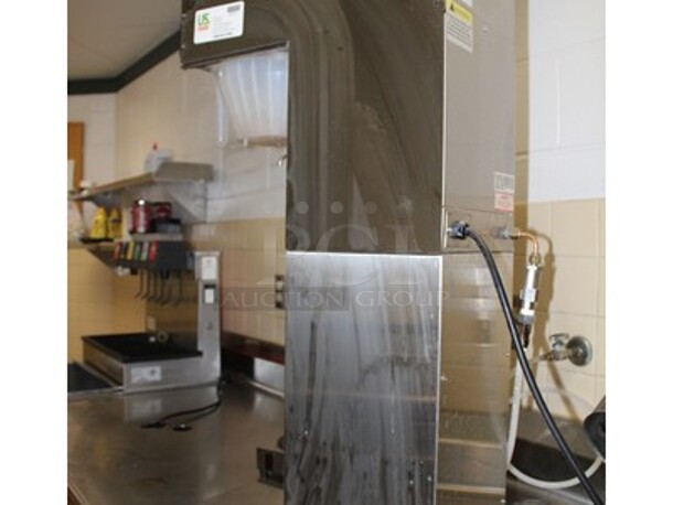 Newco Model NKTS-NSI Stainless Steel Commercial Coffee Brewer with Bunn 2 Burner Coffee Warmer. 9.5x20x36  - Image 4 of 5