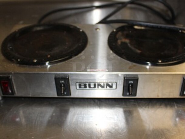 Newco Model NKTS-NSI Stainless Steel Commercial Coffee Brewer with Bunn 2 Burner Coffee Warmer. 9.5x20x36  - Image 5 of 5