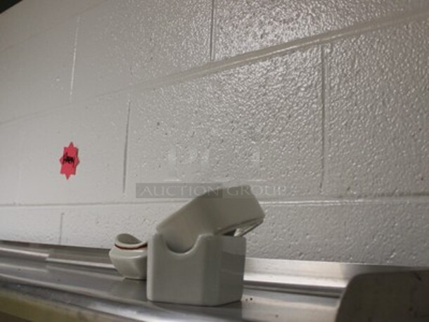 Stainless Steel Shelf. Includes Contents! 60x10x8. BUYER MUST REMOVE! - Image 2 of 2