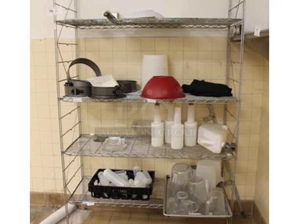 ALL ONE MONEY! Rack, Cake Pans, Bottles, Pitchers, Trays, and More! 48x18x74