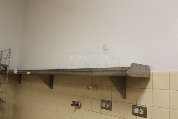 Stainless Steel Shelf. 99x10x10. BUYER MUST REMOVE! - Image 1 of 1