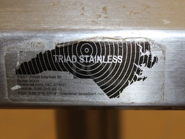 Triad Brand Stainless Steel Table With 2 Drawers. Includes Contents! 96x30x36 - Image 3 of 4