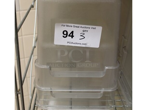 Plastic Drop In Bins. 3x Your Bid! - Image 1 of 1