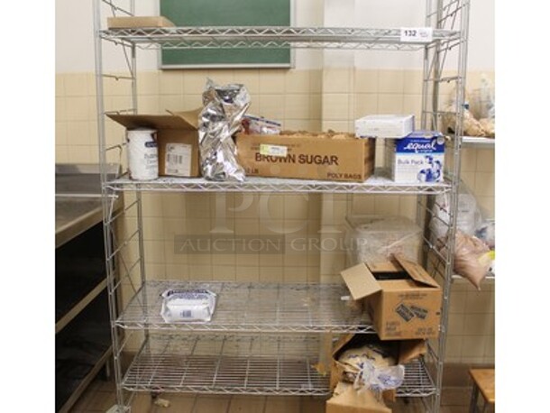 ALL ONE MONEY! Shelving Rack and Contents - Image 1 of 1