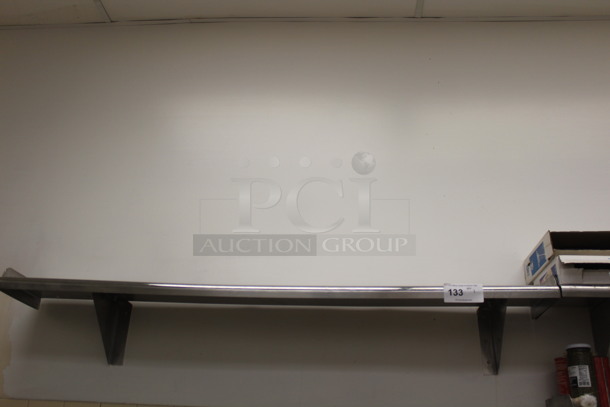 Stainless Steel Shelf. 60x10x10. BUYER MUST REMOVE! - Image 1 of 1