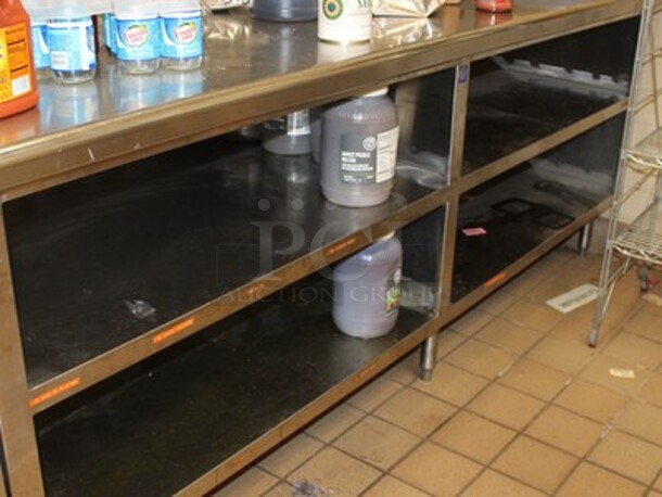 Stainless Steel Table With Sink, 2 Drawers, and Undershelf. 132x29x36. BUYER MUST REMOVE! - Image 5 of 6