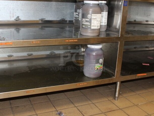 Stainless Steel Table With Sink, 2 Drawers, and Undershelf. 132x29x36. BUYER MUST REMOVE! - Image 6 of 6