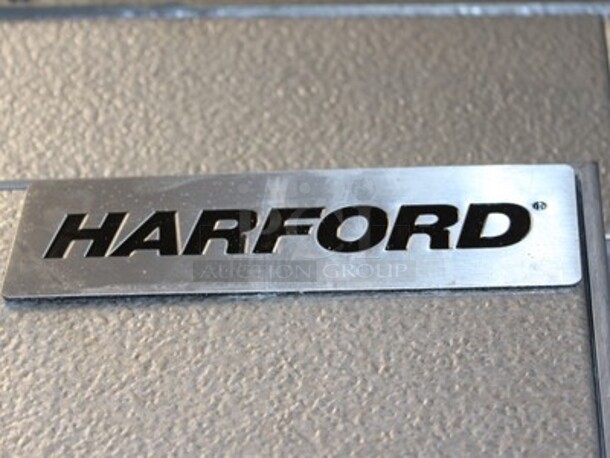 Harford Model Stainless Steel Commercial Walk In Cooler Box With Trenton Model TPLP214MAS1BR2-EC2 Evaporator. Working Before Business Closed! 8'x18'x7.5x. Does Not Include Metros! Condensers Are Above Units! BUYER MUST REMOVE! REFRIGERATION MUST BE REMOVED BY HVAC PROFESSIONALS!  - Image 2 of 11