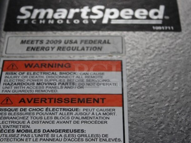 Harford Model Stainless Steel Commercial Walk In Cooler Box With Trenton Model TPLP214MAS1BR2-EC2 Evaporator. Working Before Business Closed! 8'x18'x7.5x. Does Not Include Metros! Condensers Are Above Units! BUYER MUST REMOVE! REFRIGERATION MUST BE REMOVED BY HVAC PROFESSIONALS!  - Image 9 of 11