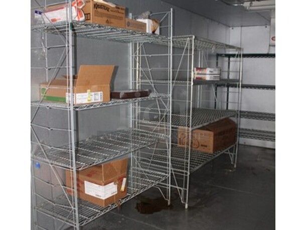 Harford Model Stainless Steel Commercial Walk In Freezer Box With Trenton Model TPLP214MAS1BR2-EC2 Evaporator. Working Before Business Closed! 8'x18'x7.5x. Does Not Include Metros! Condensers Are Above Units! BUYER MUST REMOVE! REFRIGERATION MUST BE REMOVED BY HVAC PROFESSIONALS!  - Image 5 of 9