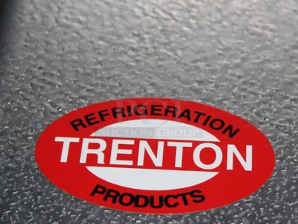 Harford Model Stainless Steel Commercial Walk In Freezer Box With Trenton Model TPLP214MAS1BR2-EC2 Evaporator. Working Before Business Closed! 8'x18'x7.5x. Does Not Include Metros! Condensers Are Above Units! BUYER MUST REMOVE! REFRIGERATION MUST BE REMOVED BY HVAC PROFESSIONALS!  - Image 7 of 9