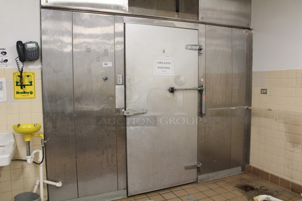 Norlake Model 28240-IR Walk In Cooler Box With Trenton Model TLP82A Evaporator. 8'x20'x7.5x BUYER MUST REMOVE! REFRIGERATION MUST BE REMOVED BY HVAC PROFESSIONAL!