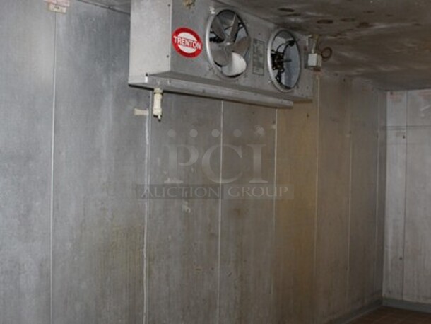 Norlake Model 28240-IR Walk In Cooler Box With Trenton Model TLP82A Evaporator. 8'x20'x7.5x BUYER MUST REMOVE! REFRIGERATION MUST BE REMOVED BY HVAC PROFESSIONAL! - Image 3 of 9