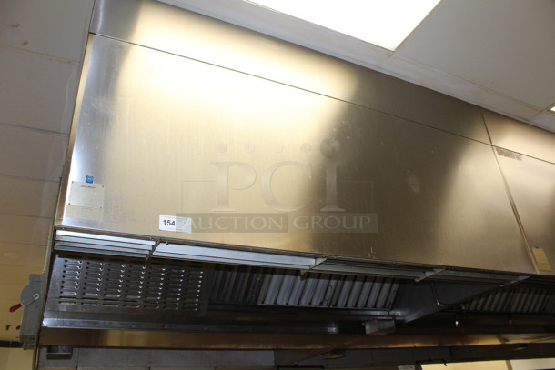 Stainless Steel Commercial 5' Hood with Filters. BUYER MUST REMOVE! - Image 1 of 6