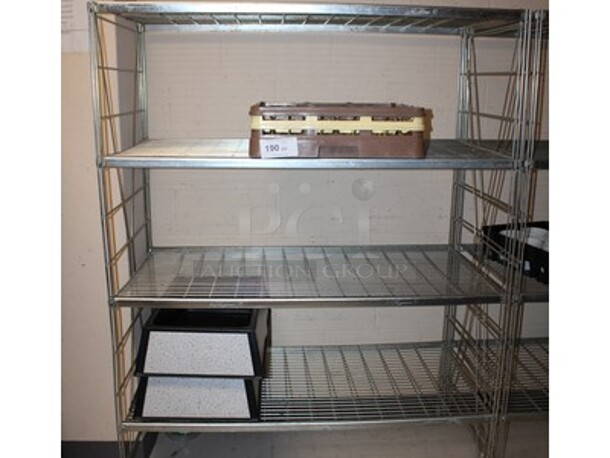 ALL ONE MONEY! Metal Shelving Unit, Dish Caddy, and Plastic Bin