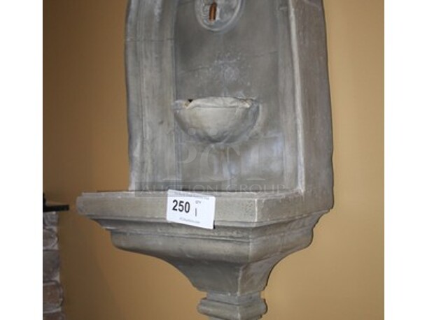 Decorative Wall Mount Stone Water Fountain With Stones. 17x10x36. BUYER MUST REMOVE! - Image 2 of 4