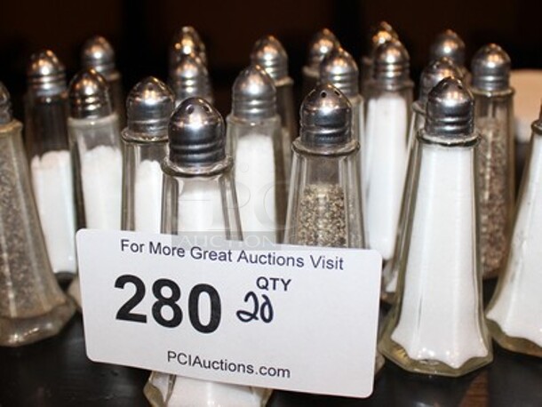 20 Salt and Pepper Shakers! 20X Your Bid!