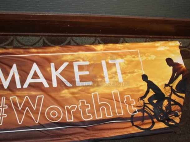 3 Cloth Material Signs/Banners. 3x Your Bid! - Image 2 of 4