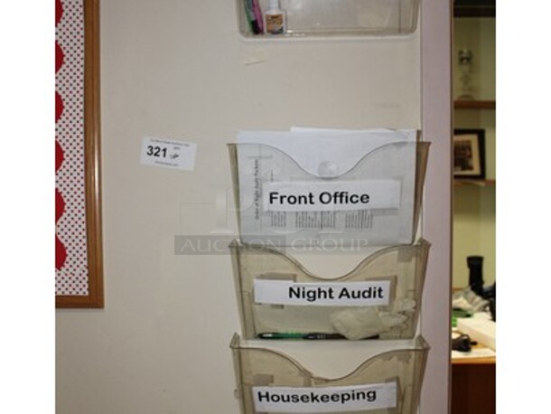 ALL ONE MONEY! Wall Mount File Holders and Board - Image 2 of 3