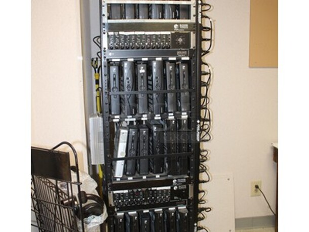 Contents in Room! Lot Includes Dell Monitor, Banquet Chair, Direct TV Boxes, Blonder Tongue Model SMR-1600 Multiswitch, and More! Winning Bidder Can Take What They Want From Lot! - Image 2 of 5