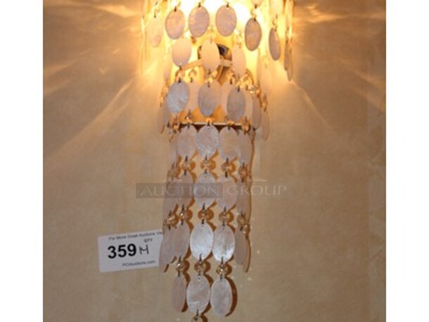 14 Chandalier Style Wall Mounted Lamps. 14X Your Bid! 8x4.5x22. BUYER MUST REMOVE!