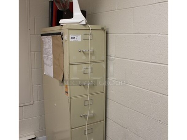 Filing Cabinet and Fan! 15x28x58