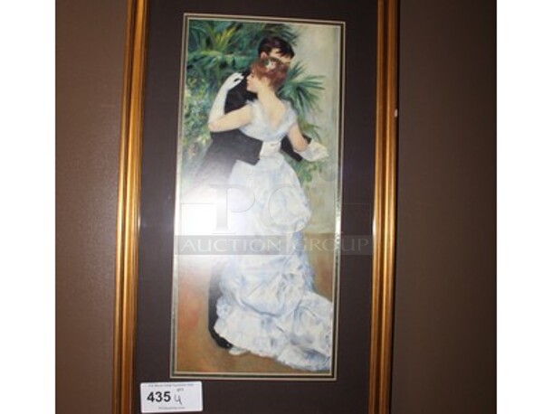 4 Various Sized Decorative Wall Art Pictures In Frames. 4x Your Bid!