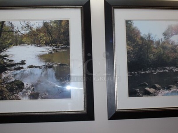 ALL ONE MONEY! 2 Black Leather Benches and 2 Pictures! BUYER MUST REMOVE! Winning Bidder Can Take What They Want From Lot! - Image 3 of 4