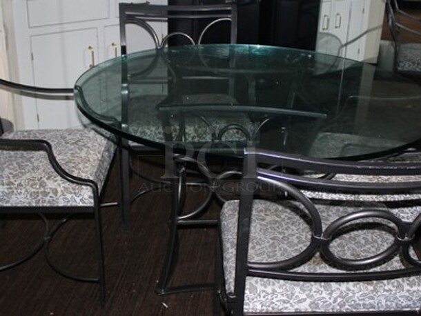 ALL ONE MONEY! Contents in Room! Includes Chairs, Wooden Night Stands, Lamps, Glass Dining Room Table with 4 Chairs, Wooden Table, Phone, Clock, Pull Out Sofa Bed. BUYER MUST REMOVE! Winning Bidder Can Take What They Want From Lot! - Image 8 of 11