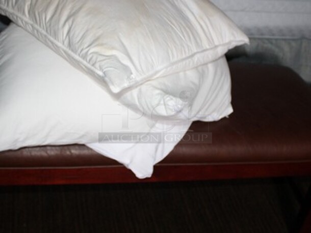 ALL ONE MONEY! Contents in Suite! Includes Wooden Bed Frame for King Sized Mattress, Wooden Night Stand, Bench, Wooden Dresser, Lamps, and Pictures. Mattress Not Included! BUYER MUST REMOVE! Winning Bidder Can Take What They Want From Lot! - Image 4 of 6