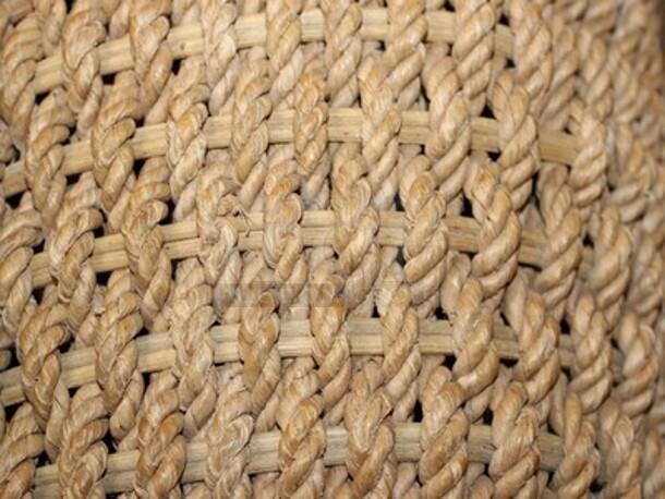 ALL ONE MONEY! Whicker and Rope Style Sofa with Cushions, Chair with Cushions, Ottoman, and Table! BUYER MUST REMOVE! Winning Bidder Can Take What They Want From Lot! - Image 6 of 6