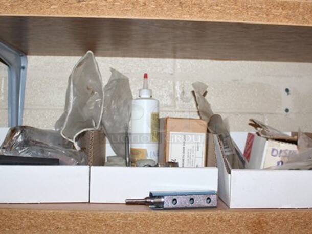 ALL ONE MONEY! Contents in Closet! Lot Includes Plumbing Parts, Ice Maker Parts, Knobs, Motors, Walk In Parts, Fire Alarm Parts, and Much More! BUYER MUST REMOVE! Winning Bidder Can Take What They Want From Lot! - Image 4 of 7