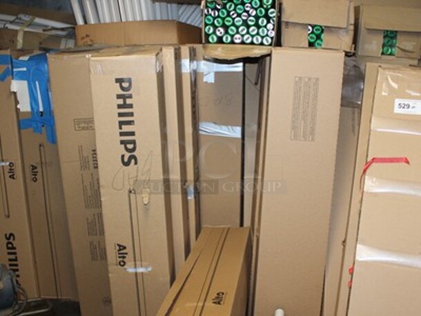 ALL ONE MONEY! Mixture of New and Used Light Bulbs! Philips Alto Tube Lights, Sylvania Supersaver Tube Lights, and Philips U-Bend Fluorescent Lights! Winning Bidder Can Take What They Want From Lot! - Image 1 of 7