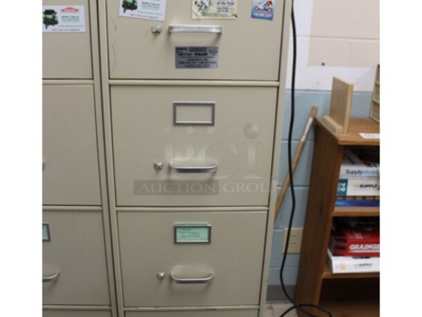Filing Cabinet and Contents! Lot Includes CO2 Refill Cartridges, Wall Trimmer, and More! - Image 1 of 3