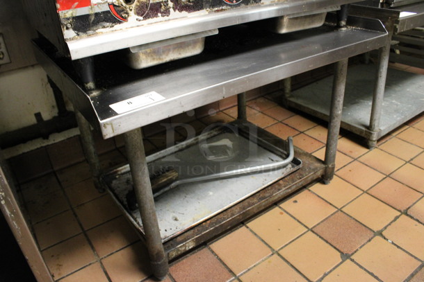 Stainless Steel Commercial Equipment Stand w/ Metal Under Shelf. 36x28x25. (kitchen) - Image 2 of 3