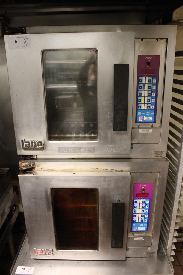 2 Lang Stainless Steel Commercial Electric Powered Half Size Convection Oven w/ View Through Doors and Metal Oven Racks. 30.5x27x50.5. 2 Times Your Bid! (kitchen) - Image 1 of 8