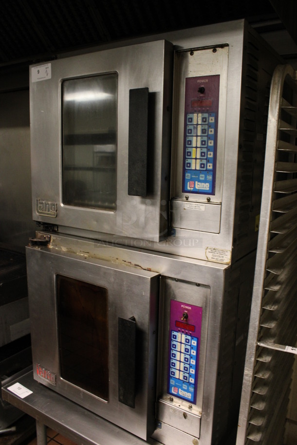 2 Lang Stainless Steel Commercial Electric Powered Half Size Convection Oven w/ View Through Doors and Metal Oven Racks. 30.5x27x50.5. 2 Times Your Bid! (kitchen) - Image 7 of 8