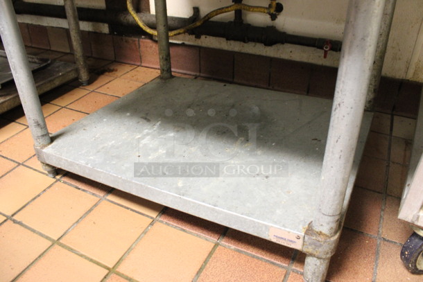 Stainless Steel Commercial Equipment Stand w/ Metal Under Shelf. 36x30x25.5. (kitchen) - Image 3 of 3