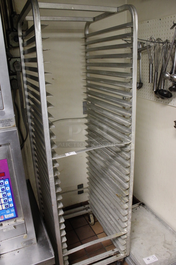Metal Commercial Pan Transport Rack on Commercial Casters. 20.5x26x70.5. (kitchen) - Image 2 of 4
