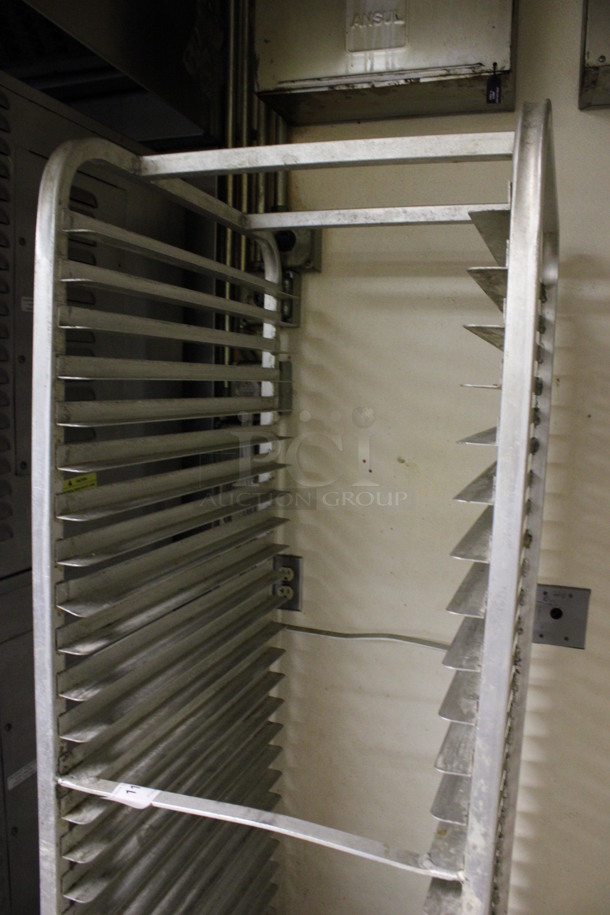 Metal Commercial Pan Transport Rack on Commercial Casters. 20.5x26x70.5. (kitchen) - Image 4 of 4
