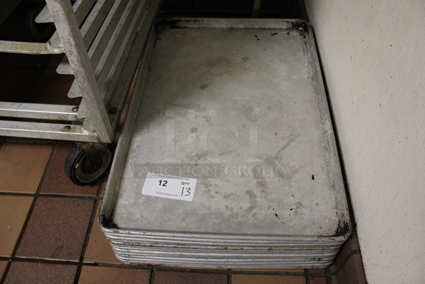 13 Metal Full Size Baking Pans. 18x26x1. 13 Times Your Bid! (kitchen)