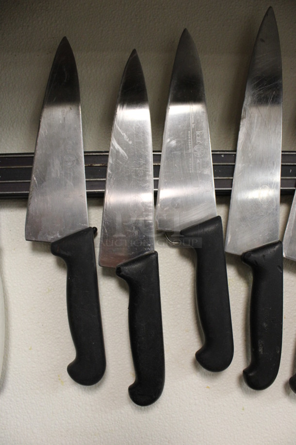 ALL ONE MONEY! Lot of 10 Various Stainless Steel Knives and Wall Mount Magnetic Strip! BUYER MUST REMOVE. (kitchen) - Image 3 of 5