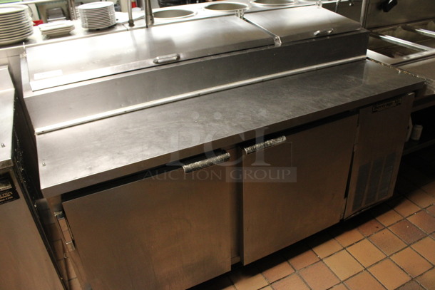 Beverage Air Model DP67 Stainless Steel Commercial Prep Table Bain Marie on Commercial Casters. 115 Volts, 1 Phase. 67x32x44. (kitchen) - Image 2 of 8