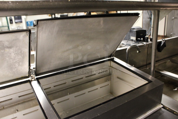 Beverage Air Model DP67 Stainless Steel Commercial Prep Table Bain Marie on Commercial Casters. 115 Volts, 1 Phase. 67x32x44. (kitchen) - Image 4 of 8