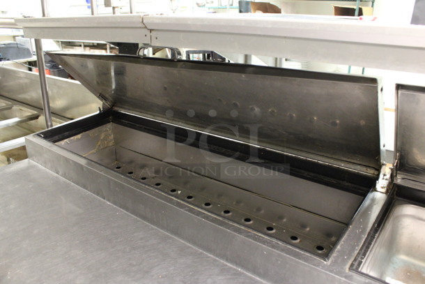 Turbo Air Model TPP-67SD Stainless Steel Commercial Prep Table Bain Marie on Commercial Casters. 115 Volts, 1 Phase. 67x32x44. (kitchen) - Image 4 of 9