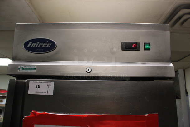Entree Model CF1 Stainless Steel Commercial Single Door Reach In Freezer w/ Poly Coated Racks on Commercial Casters. 115 Volts, 1 Phase. (kitchen) - Image 3 of 5