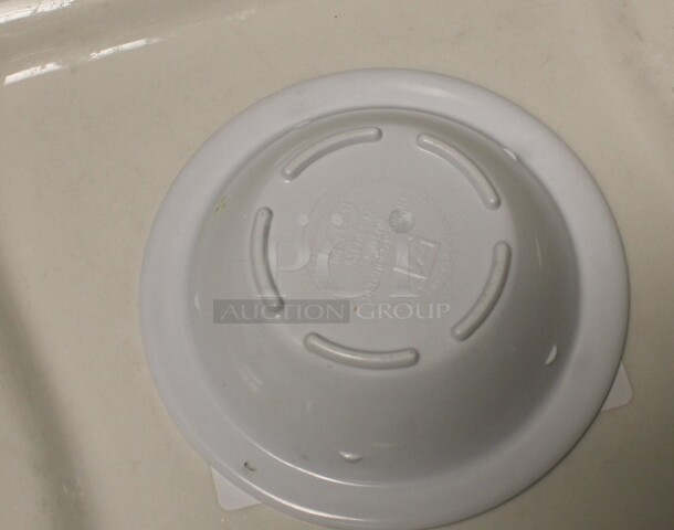 ALL ONE MONEY! Lot of 9 Thunder Group White Poly Bowls! 5x5x1.5. (kitchen) - Image 2 of 3