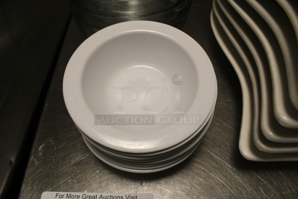 ALL ONE MONEY! Lot of 9 Thunder Group White Poly Bowls! 5x5x1.5. (kitchen) - Image 3 of 3