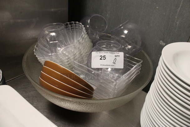 ALL ONE MONEY! Lot of Various Poly Bowls! Includes 19x19x5.5. (kitchen) - Image 2 of 4